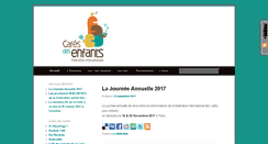 Desktop Screenshot of cafesdesenfants.com